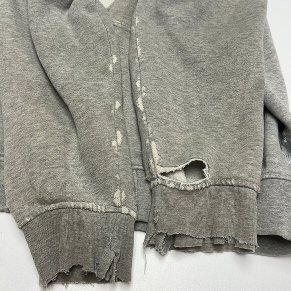 Vintage Anchor Blue Hoodie Sweatshirt Mens L Gray Y2K Surf Streetwear - Picture 10 of 16